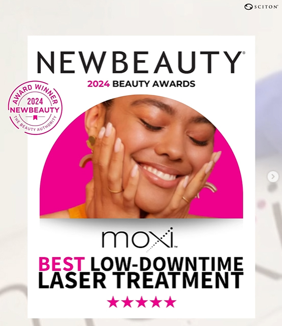 MOXI Laser Treatment New Beauty Award 2024